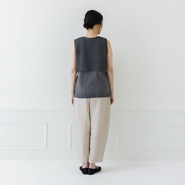 【crea delice】純棉蕾絲拼接背心 Japan E-Shop