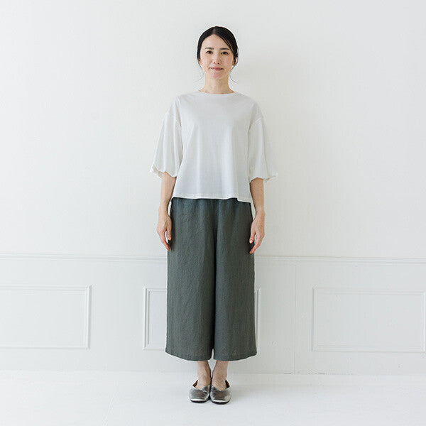 【crea delice】強撚絲光棉泡泡袖T恤 Japan E-Shop