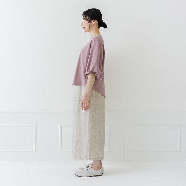【crea delice】強撚絲光棉泡泡袖T恤 Japan E-Shop