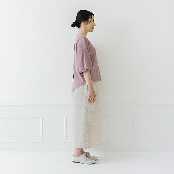 【crea delice】強撚絲光棉泡泡袖T恤 Japan E-Shop