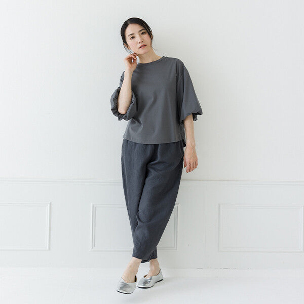 【crea delice】強撚絲光棉泡泡袖T恤 Japan E-Shop
