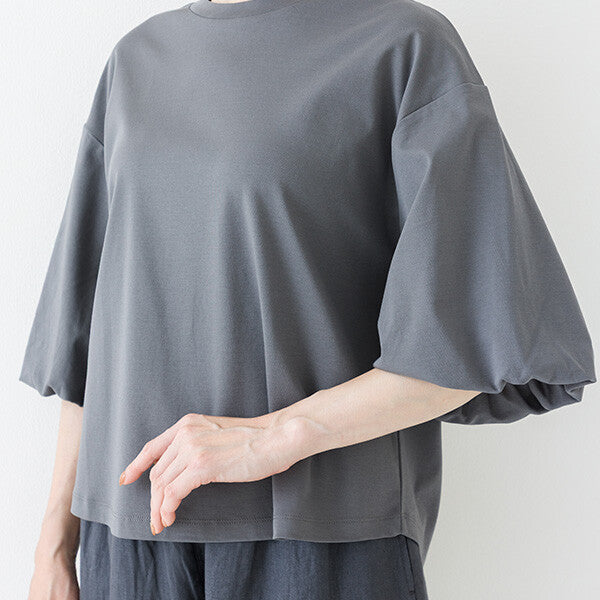 【crea delice】強撚絲光棉泡泡袖T恤 Japan E-Shop