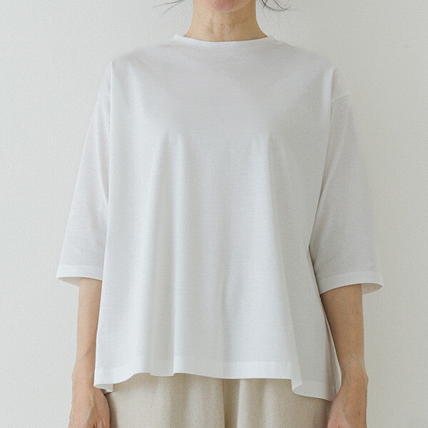 【crea delice】絲光棉圓領六分袖T恤 Japan E-Shop