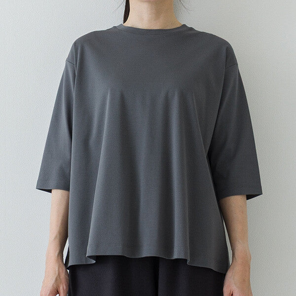 【crea delice】絲光棉圓領六分袖T恤 Japan E-Shop