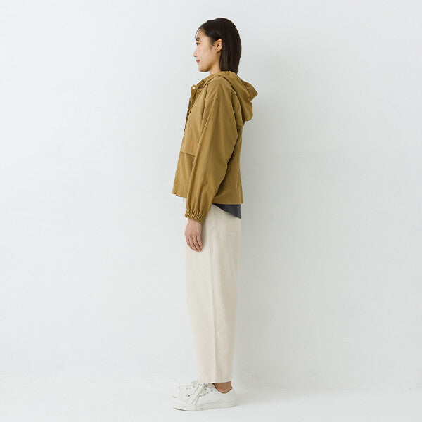 【kermu】薄棉紗透膚連帽前釦外套 Japan E-Shop