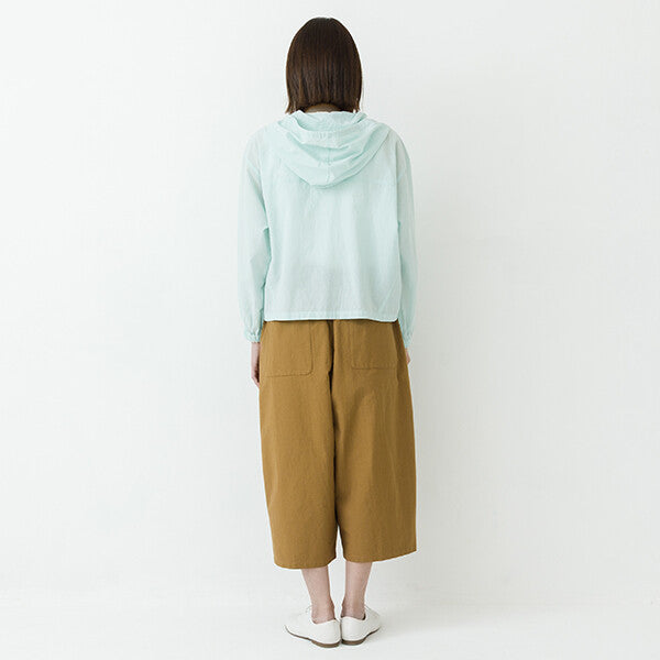 【kermu】薄棉紗透膚連帽前釦外套 Japan E-Shop