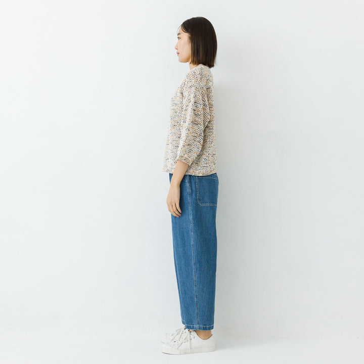 【kermu】透編針織寬版針織上衣 Japan E-Shop
