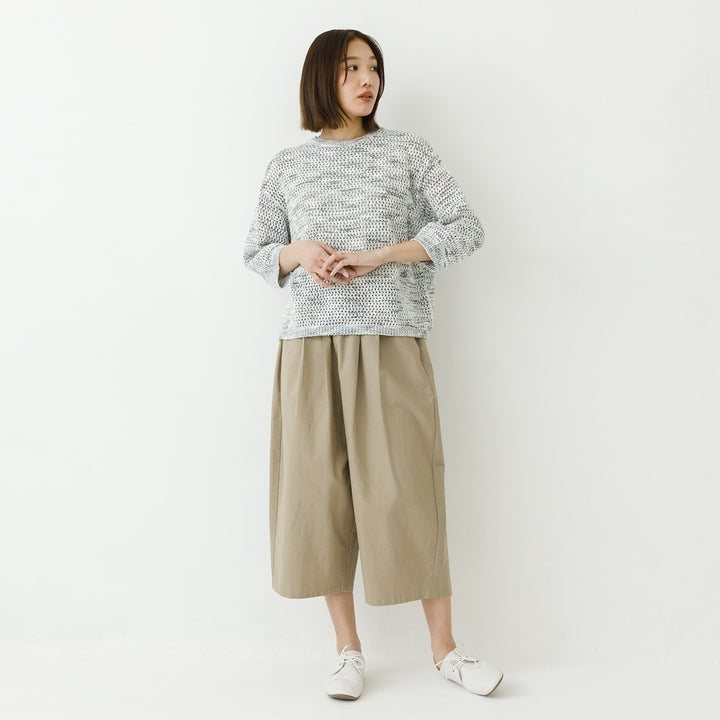 【kermu】透編針織寬版針織上衣 Japan E-Shop