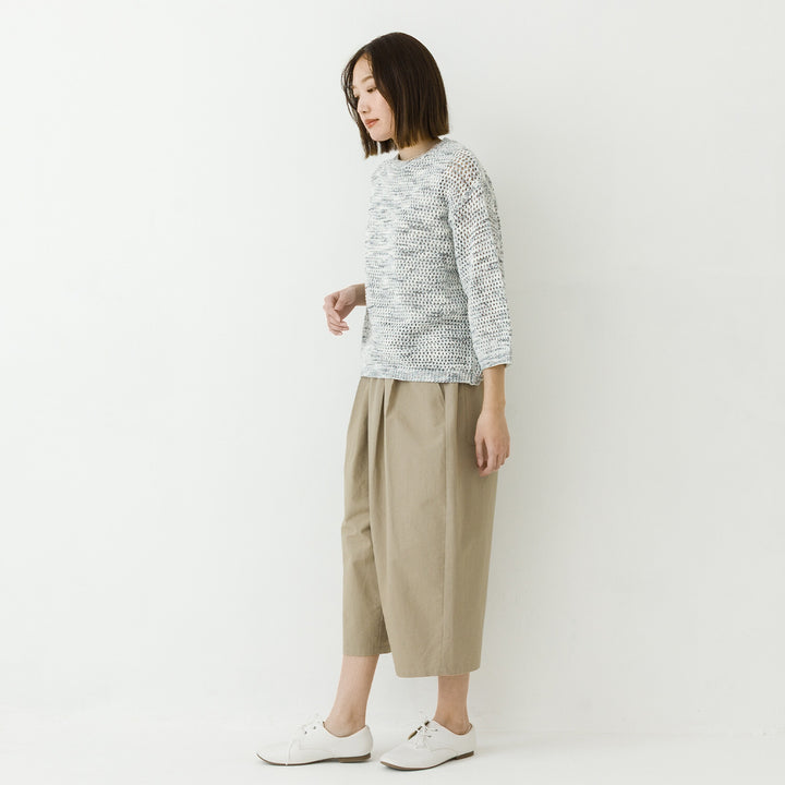 【kermu】透編針織寬版針織上衣 Japan E-Shop