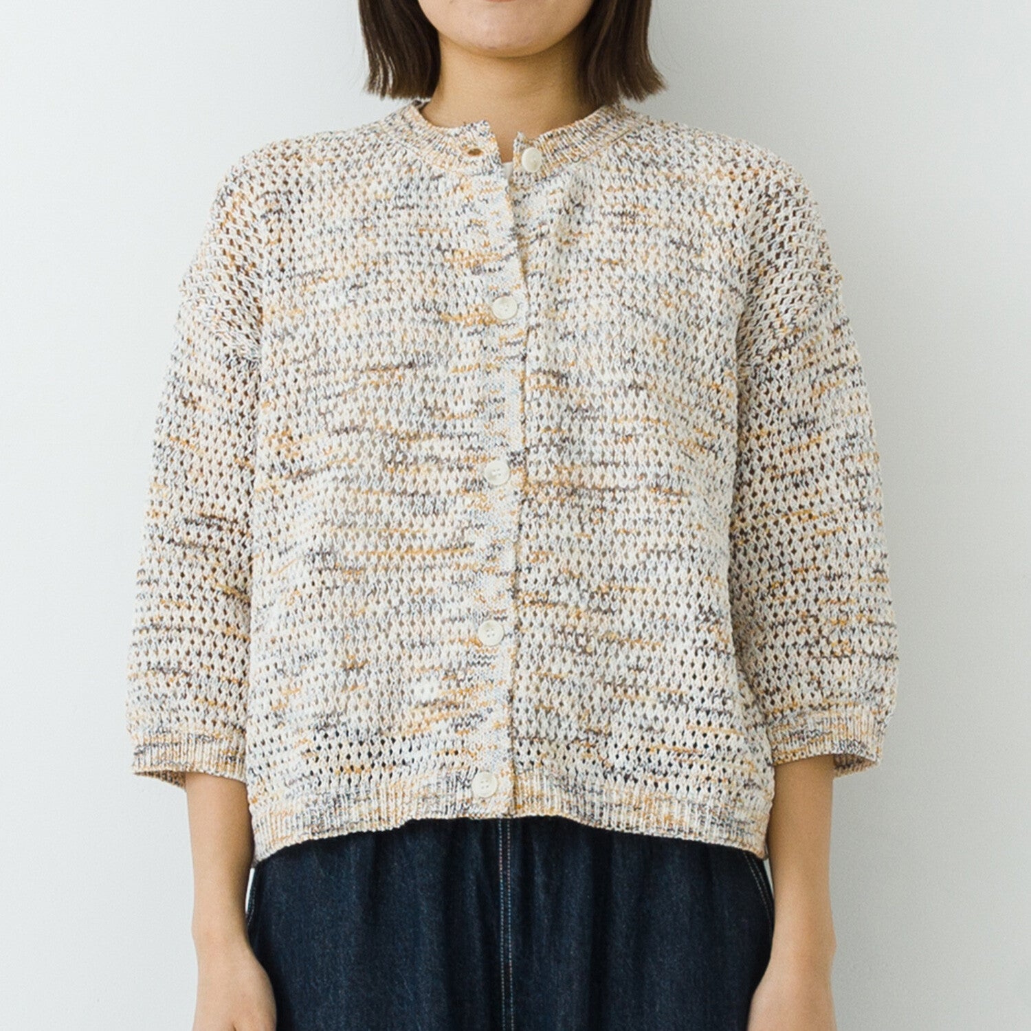【kermu】透編針織寬版針織外套 Japan E-Shop