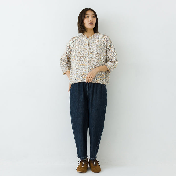 【kermu】透編針織寬版針織外套 Japan E-Shop