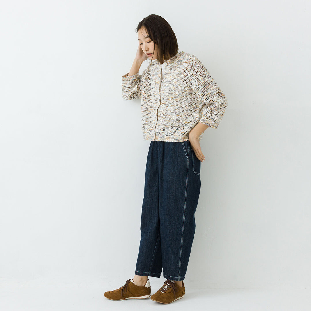 【kermu】透編針織寬版針織外套 Japan E-Shop
