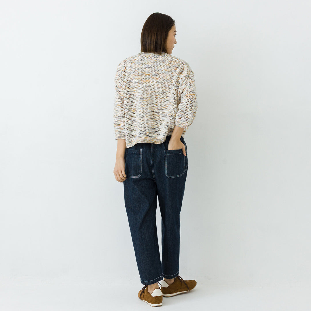 【kermu】透編針織寬版針織外套 Japan E-Shop