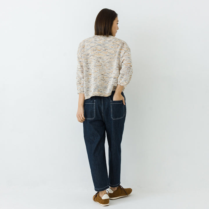 【kermu】透編針織寬版針織外套 Japan E-Shop