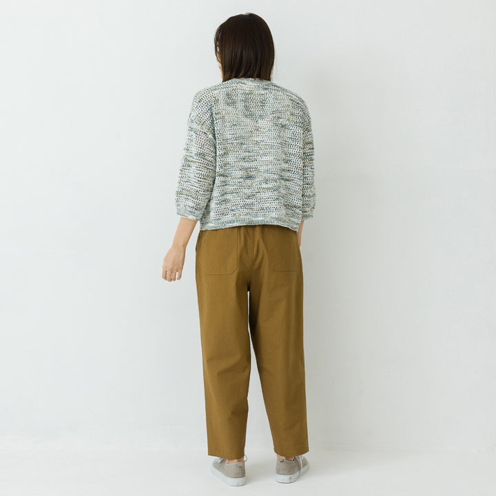 【kermu】透編針織寬版針織外套 Japan E-Shop