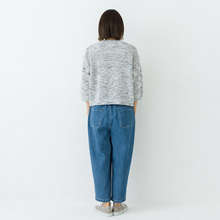 【kermu】透編針織寬版針織外套 Japan E-Shop