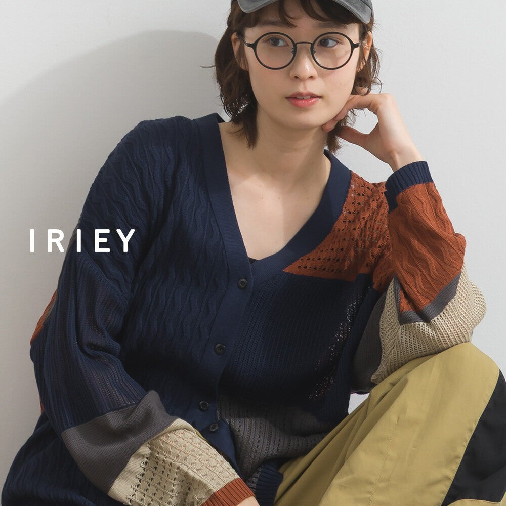 【iriey】編織拼接 寬鬆保暖 山系連帽外套 Japan E-Shop