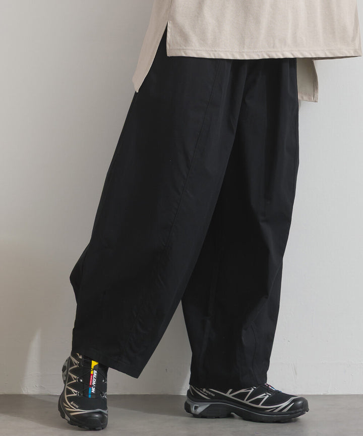 【iriey】品牌字母後口袋 錐形鬆緊腰 純棉長褲 Japan E-Shop