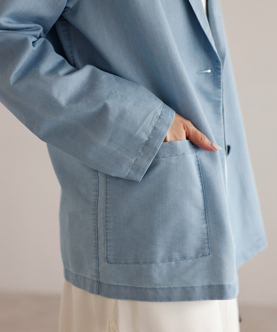 【TOPWHOLE】輕透牛仔西裝外套 Japan E-Shop