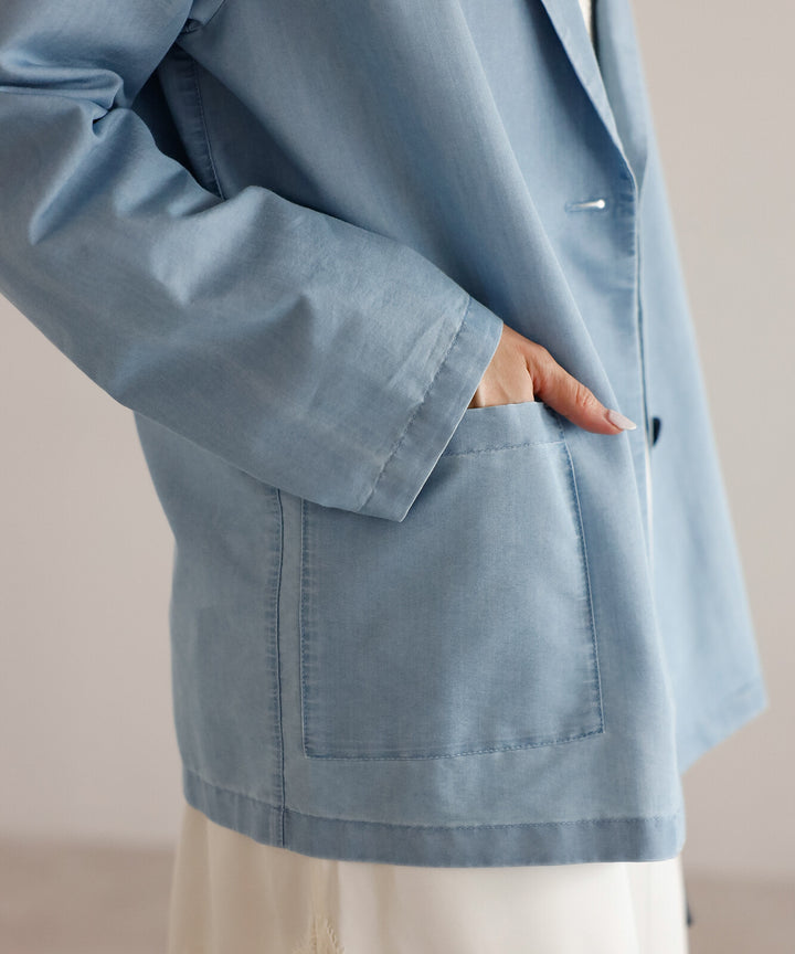 【TOPWHOLE】輕透牛仔西裝外套 Japan E-Shop