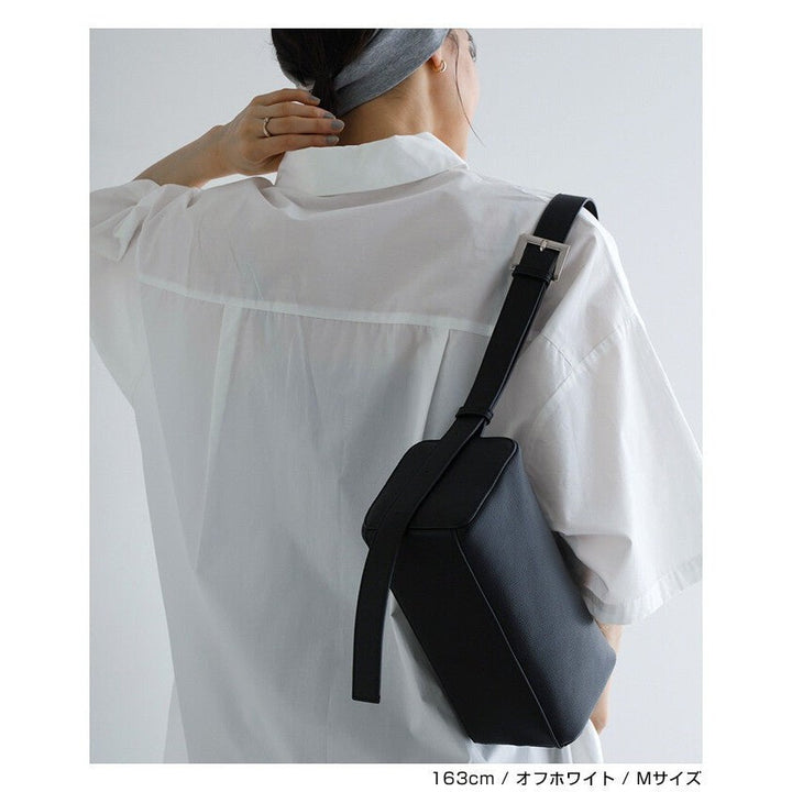 【evernavy】純棉寬鬆前短後長短袖襯衫 Japan E-Shop