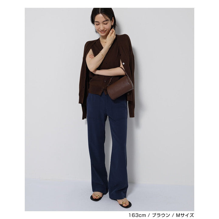 【evernavy】純棉14針細織V領針織開襟外套 Japan E-Shop
