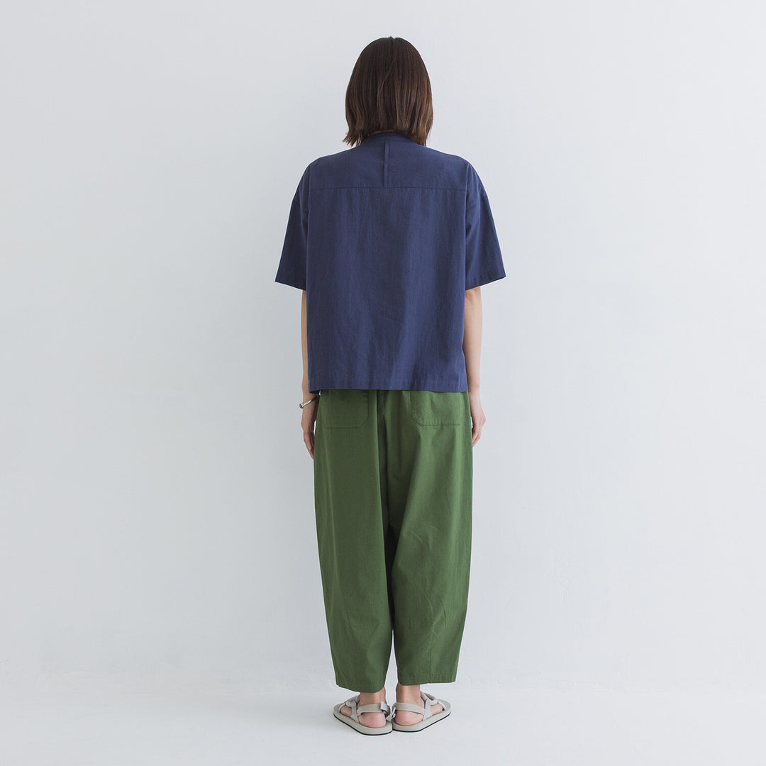 【kermu】透膚府綢大口袋襯衫 Japan E-Shop