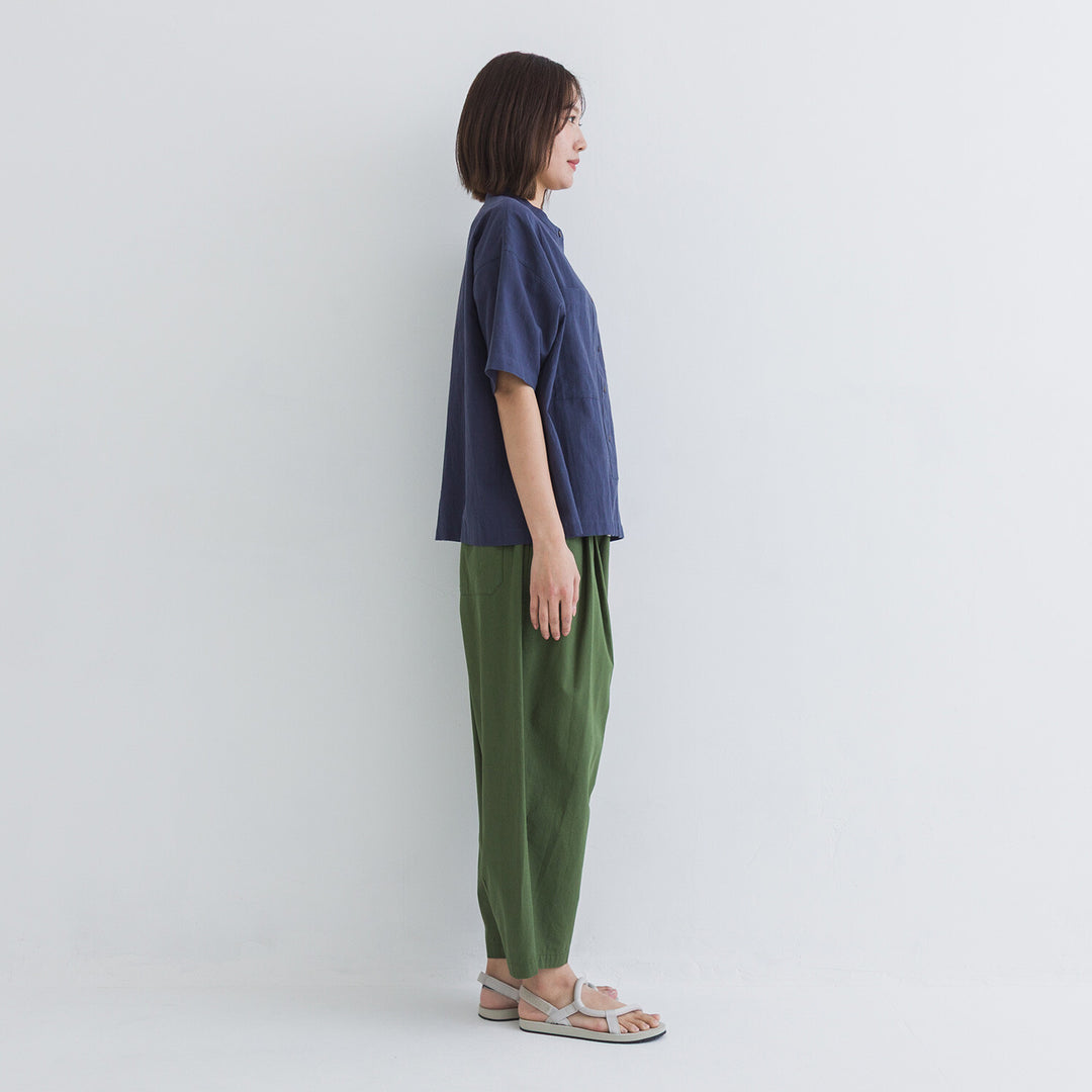 【kermu】透膚府綢大口袋襯衫 Japan E-Shop