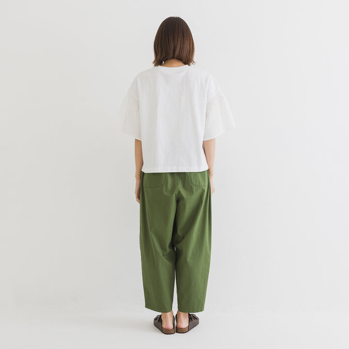 【kermu】再生棉抓褶寬版T恤 Japan E-Shop