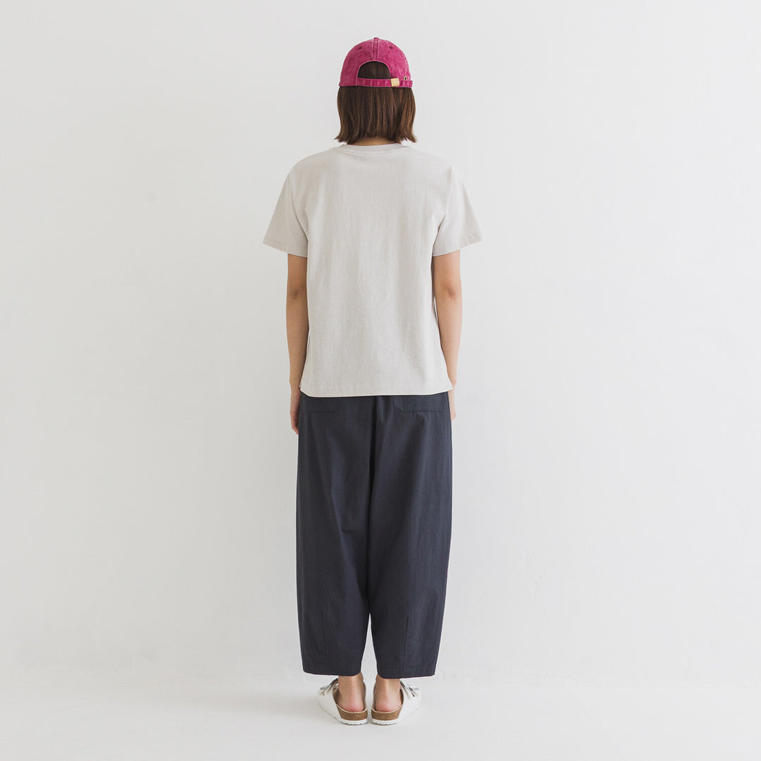 【kermu】再生棉肩線刺繡T恤 Japan E-Shop