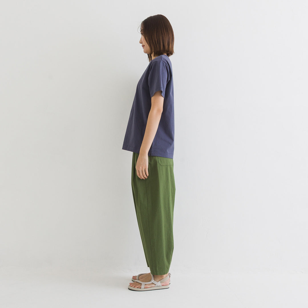 【kermu】再生棉肩線刺繡T恤 Japan E-Shop