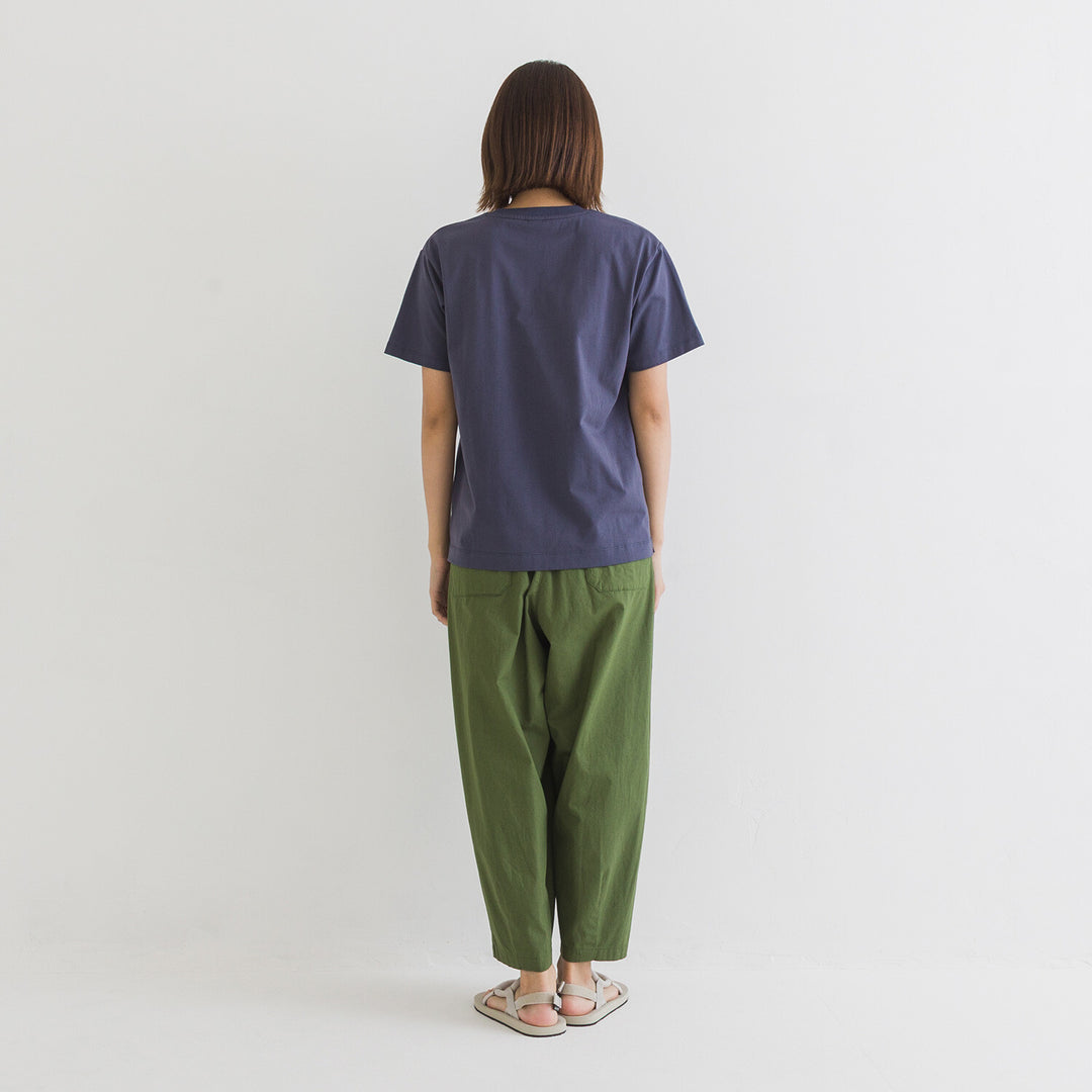 【kermu】再生棉肩線刺繡T恤 Japan E-Shop