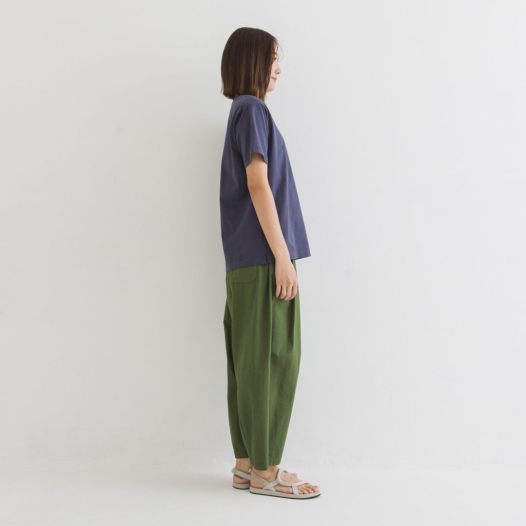 【kermu】再生棉肩線刺繡T恤 Japan E-Shop