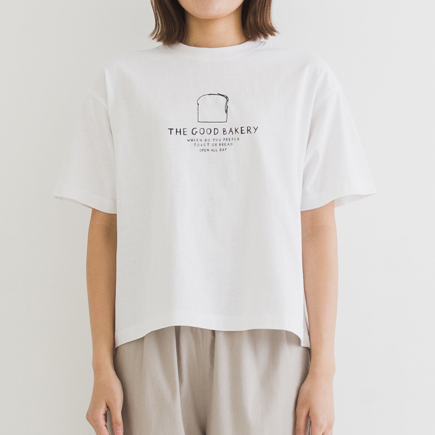 【kermu】再生棉寬版刺繡T恤 Japan E-Shop
