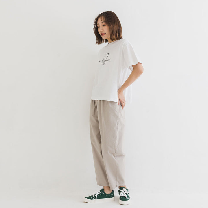 【kermu】再生棉寬版刺繡T恤 Japan E-Shop