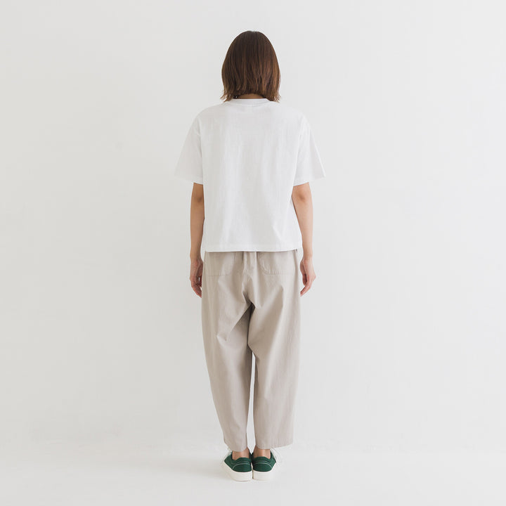 【kermu】再生棉寬版刺繡T恤 Japan E-Shop