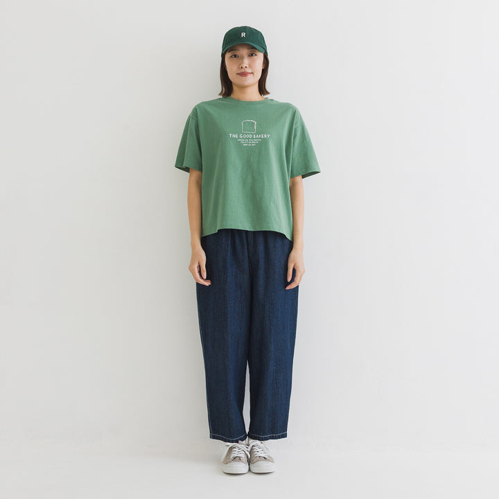 【kermu】再生棉寬版刺繡T恤 Japan E-Shop
