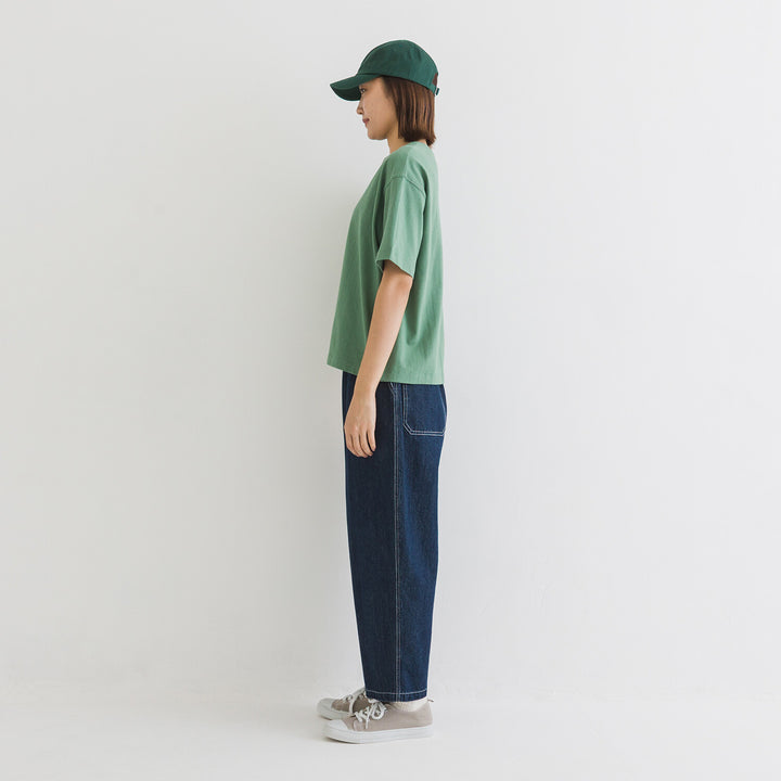 【kermu】再生棉寬版刺繡T恤 Japan E-Shop