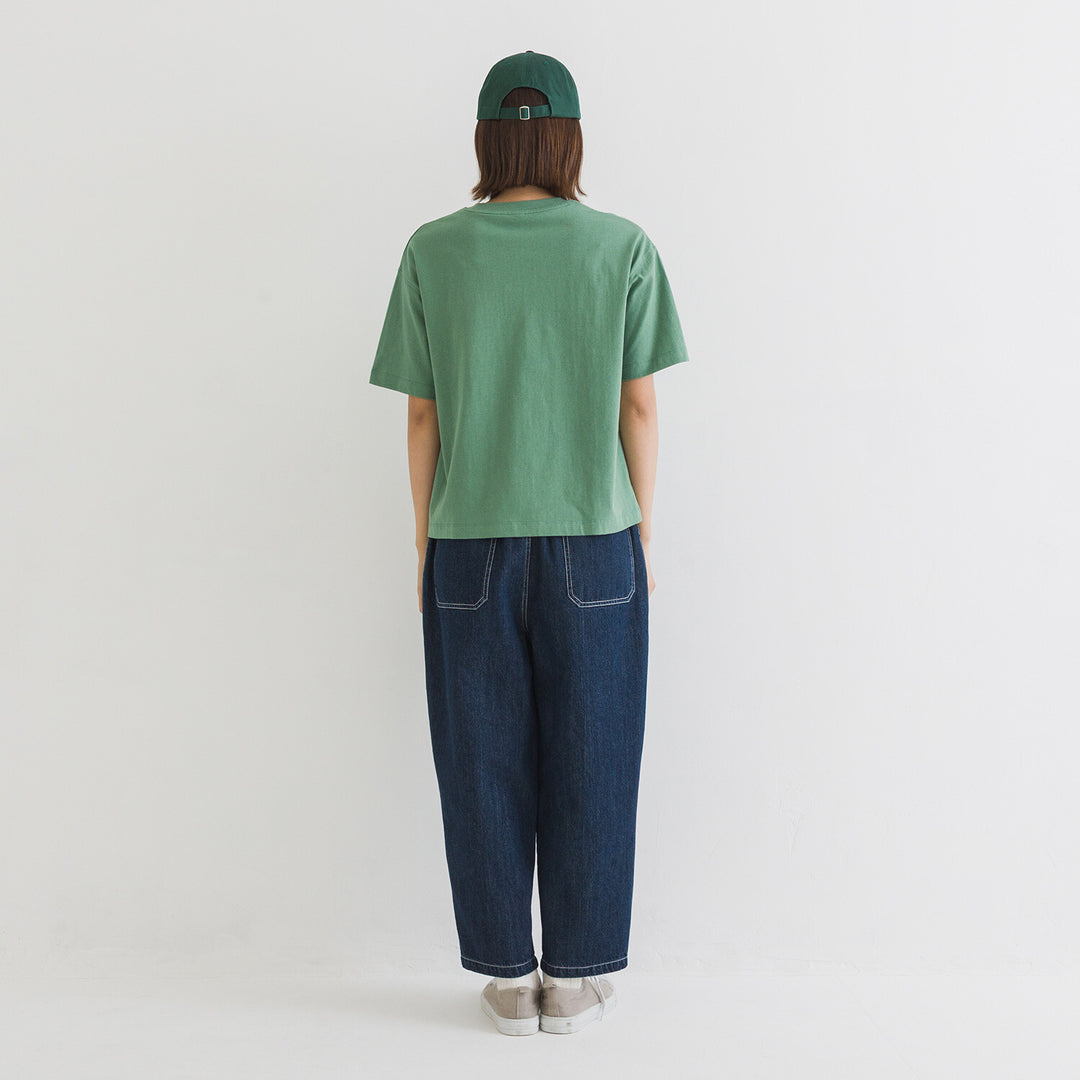 【kermu】再生棉寬版刺繡T恤 Japan E-Shop