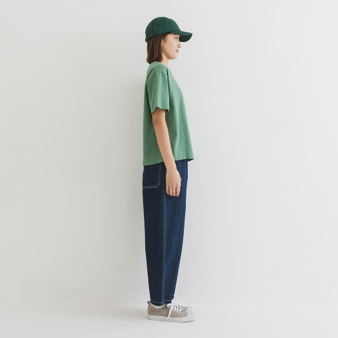 【kermu】再生棉寬版刺繡T恤 Japan E-Shop