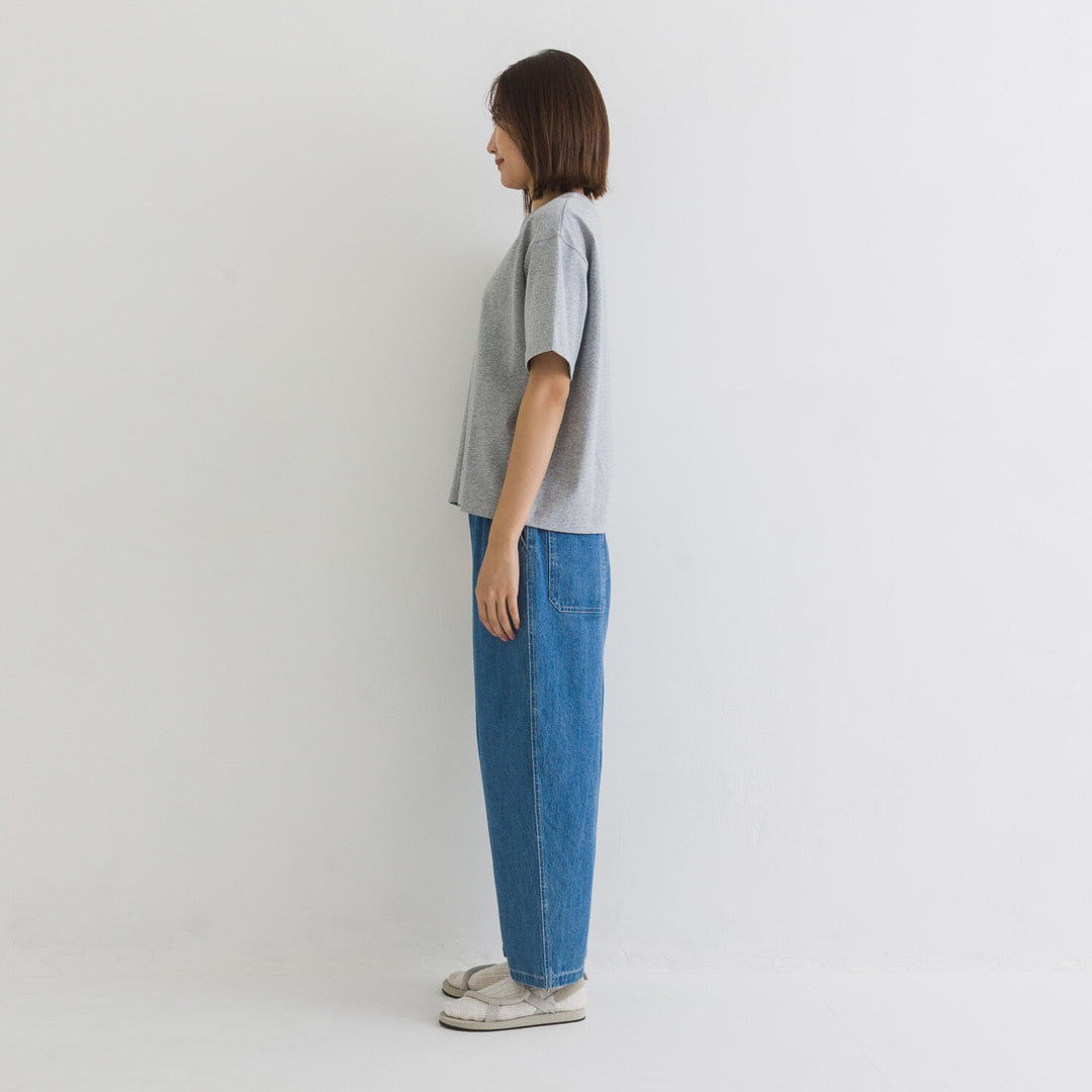 【kermu】再生棉寬版刺繡T恤 Japan E-Shop