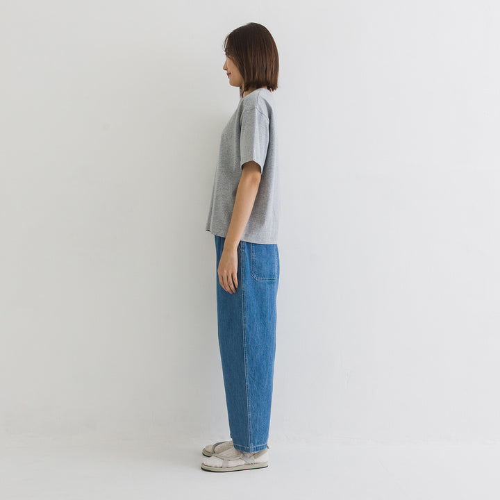 【kermu】再生棉寬版刺繡T恤 Japan E-Shop