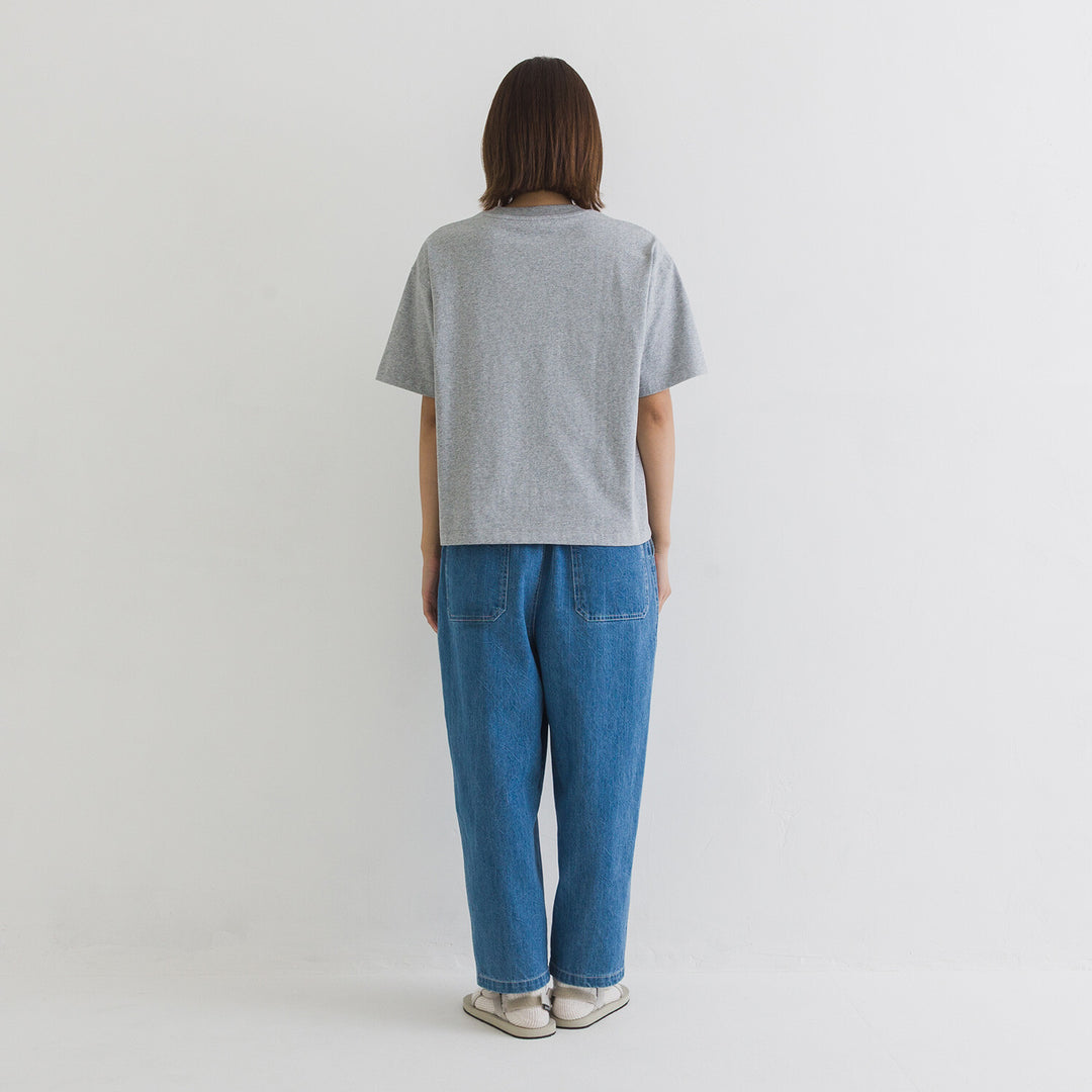 【kermu】再生棉寬版刺繡T恤 Japan E-Shop