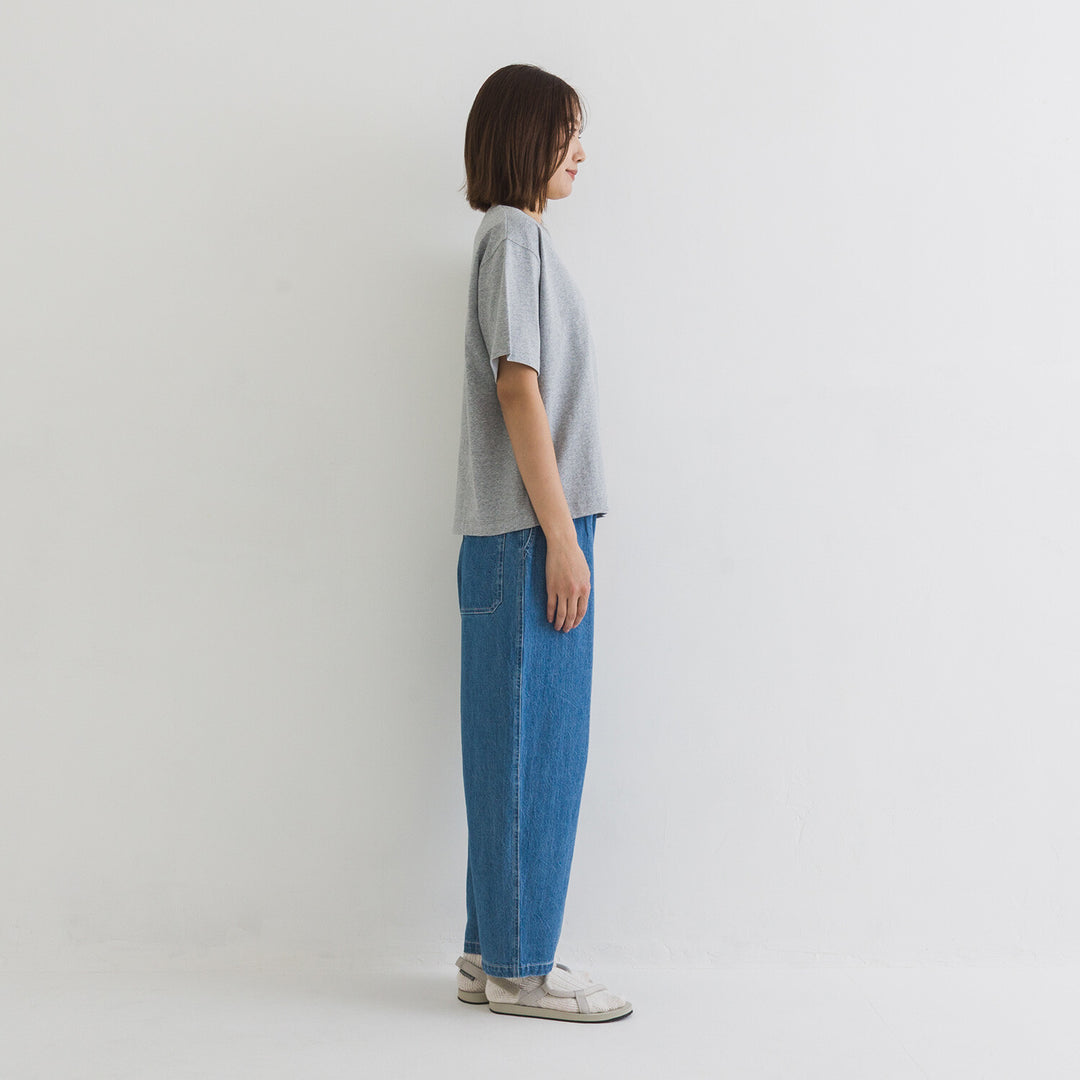 【kermu】再生棉寬版刺繡T恤 Japan E-Shop