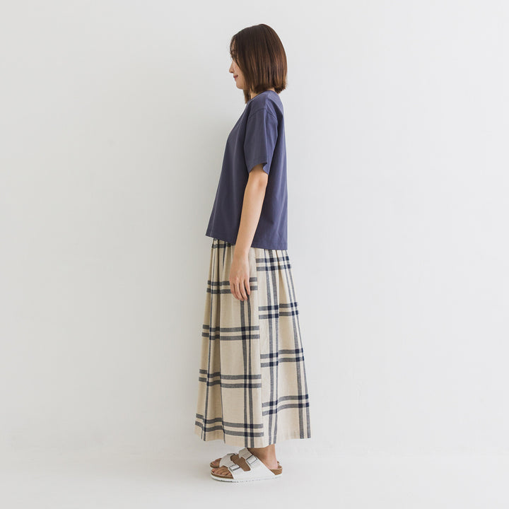 【kermu】再生棉寬版刺繡T恤 Japan E-Shop