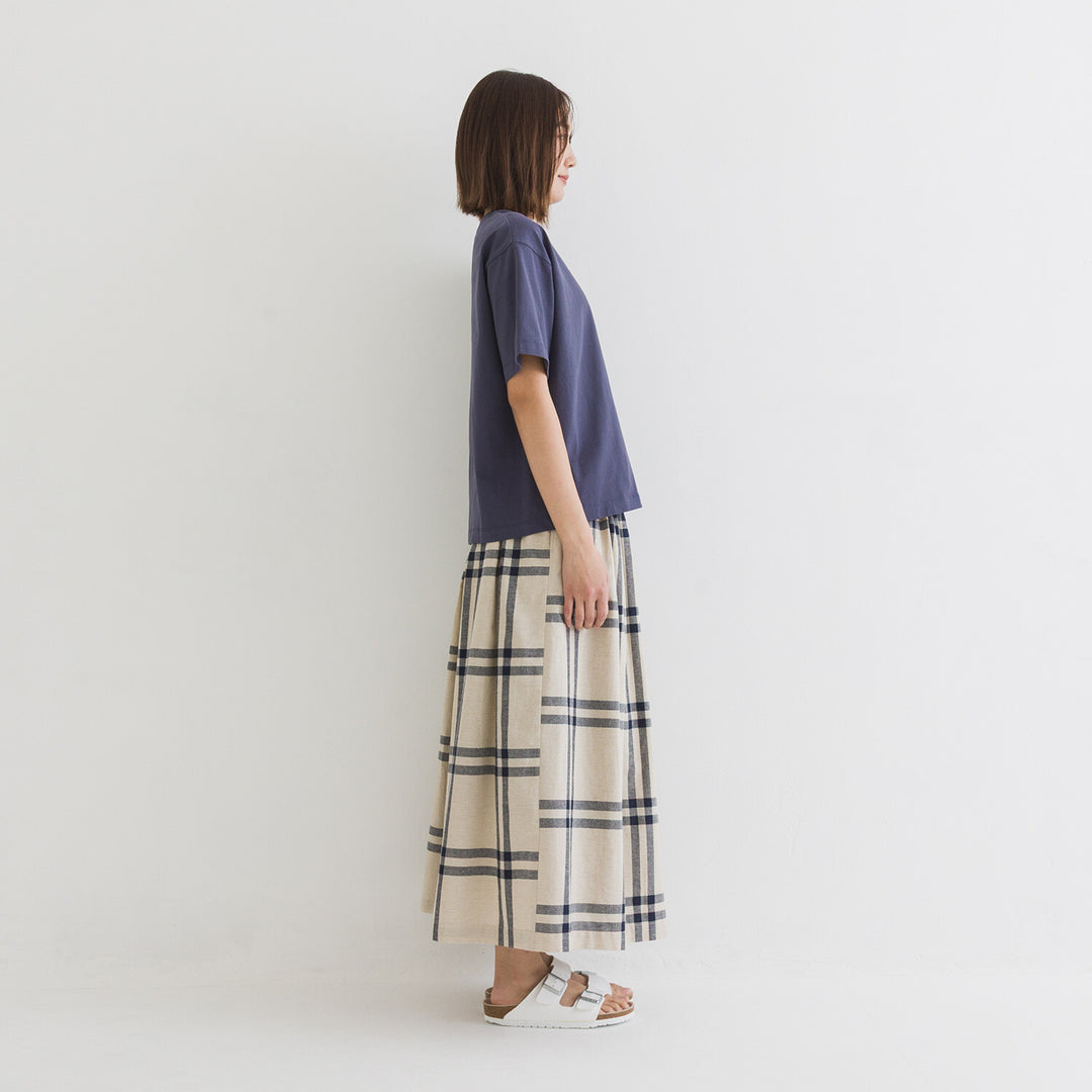 【kermu】再生棉寬版刺繡T恤 Japan E-Shop