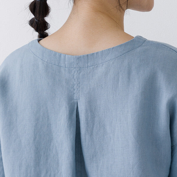 【crea delice】亞麻荷葉袖寬版襯衫 Japan E-Shop