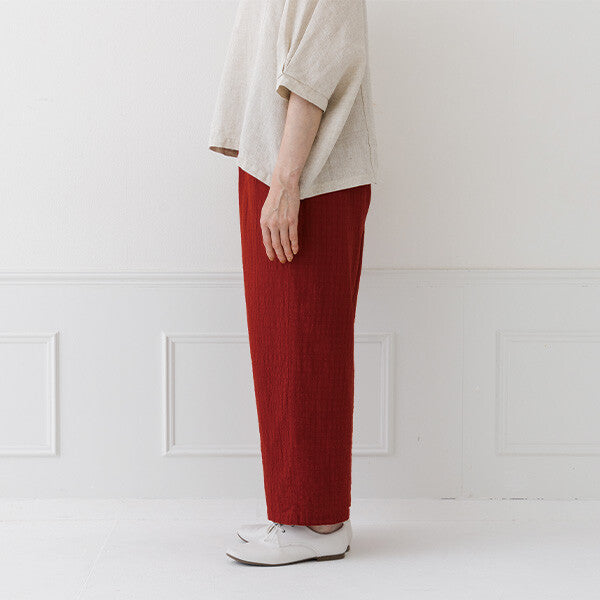 【crea delice】暗格紋布格紋長褲 Japan E-Shop