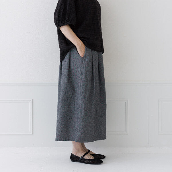 【crea delice】棉質打褶八分寬褲 Japan E-Shop
