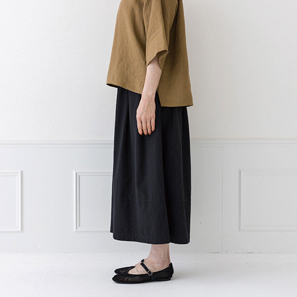 【crea delice】棉質打褶八分寬褲 Japan E-Shop
